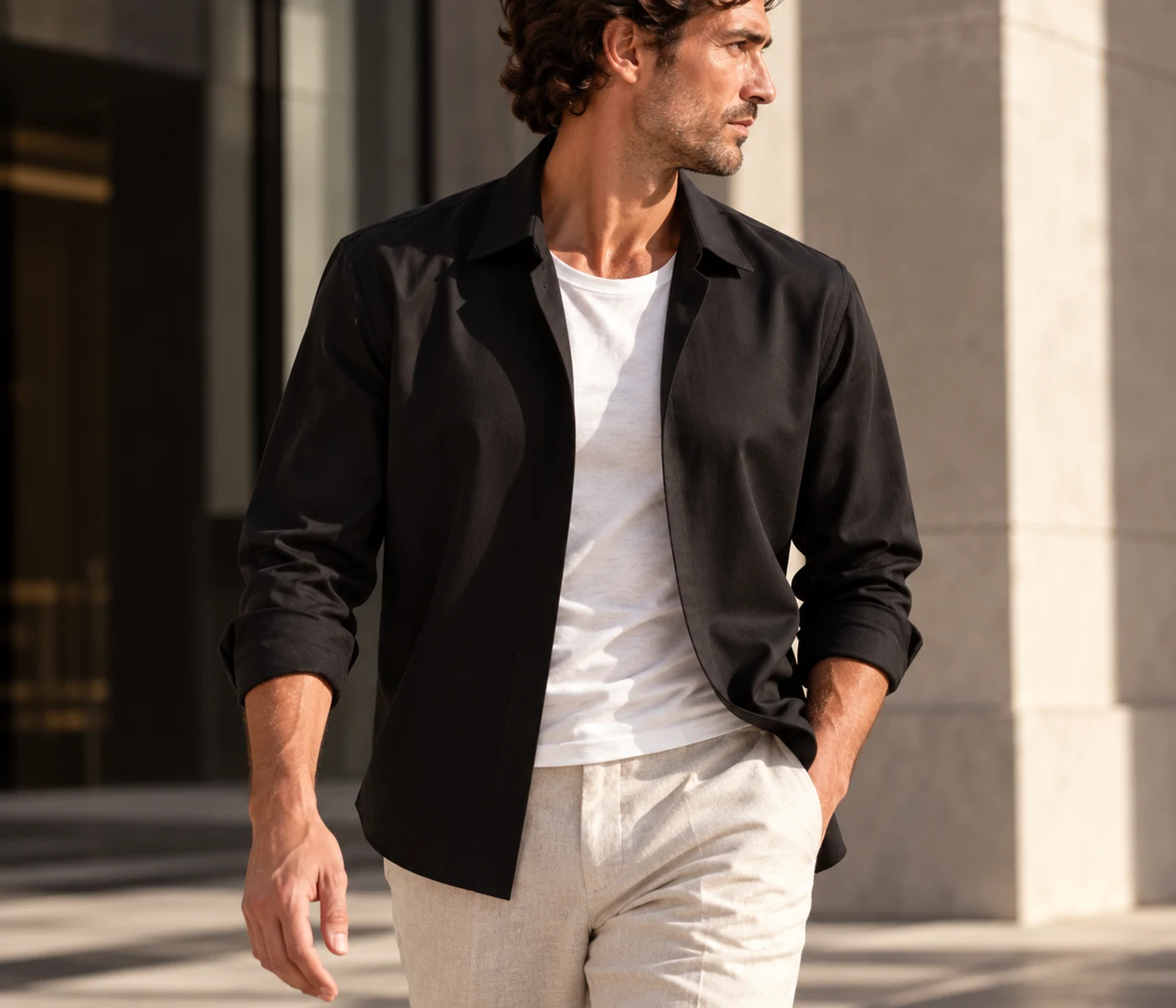 Urban lifestyle · Open Shirt 01